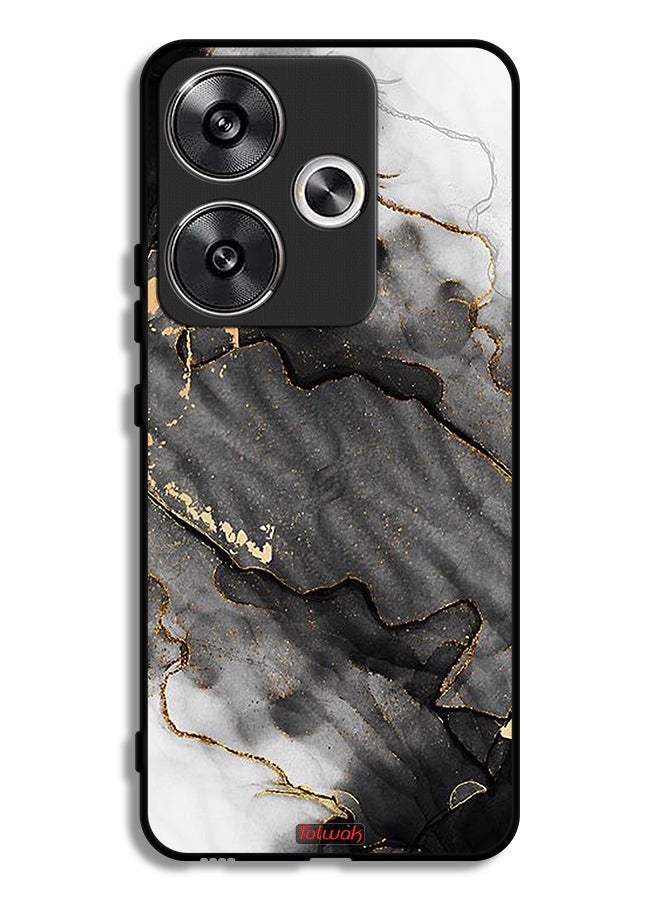 Tolwak Xiaomi Poco F6 5G Protective Case Cover Glitter Marble - Image 1