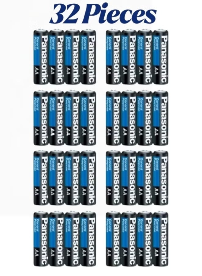 باناسونيك بطارية باناسونيك AA متعددة الأغراض (32 قطعة)