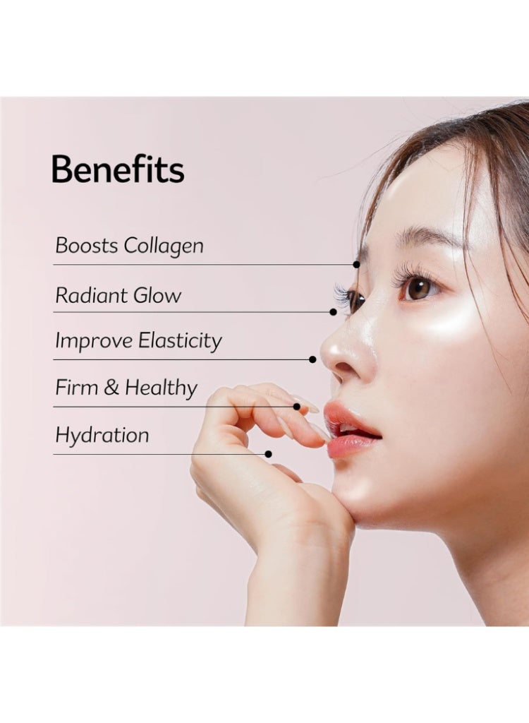 PESTLO PESTLE + ROAD Collagen Glow Mask – Korean Hydrating Sheet Mask for Radiant, Plump & Smooth Glowing Skin - Image 2