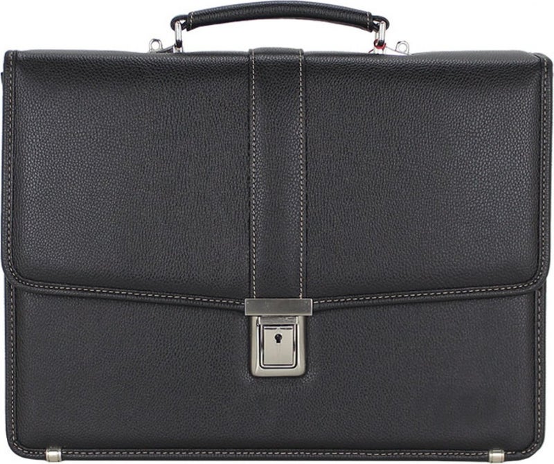 Başkent Çanta Başkent Bag Men's Leather Briefcase with Shoulder Strap  - Image 1