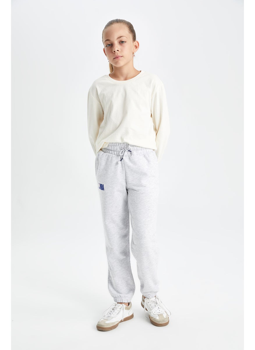 DeFacto Girl NBA Wordmark Jogger Sweatpants  - Image 5