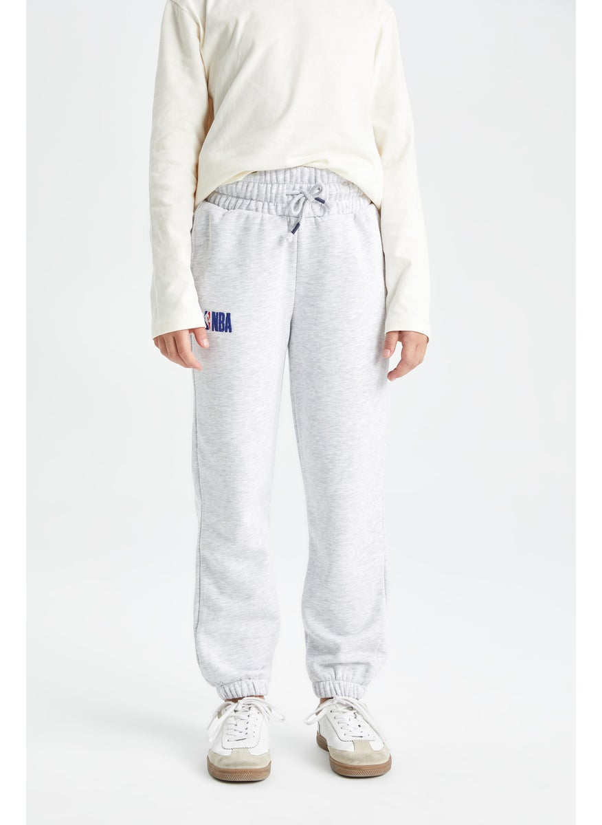 DeFacto Girl NBA Wordmark Jogger Sweatpants  - Image 4