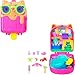 Polly Pocket دمى وبلاي سيت بولي بوكيت كيتى بوبسيكل ريزورت للسفر المدمج مع 1 دمية ميكرو وإكسسوارات مستوحاة من جرو حيوان أليف - Image 3