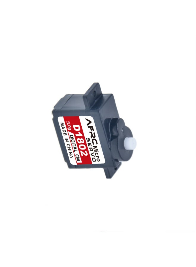 Afrc-D1802 5g Micro Small Servo Digital Coreless Servo Indoor Aircraft Helicopter Mosquito Car Modification-Color:1.5 Plug-Specification:D1802 (digital Plastic Teeth)