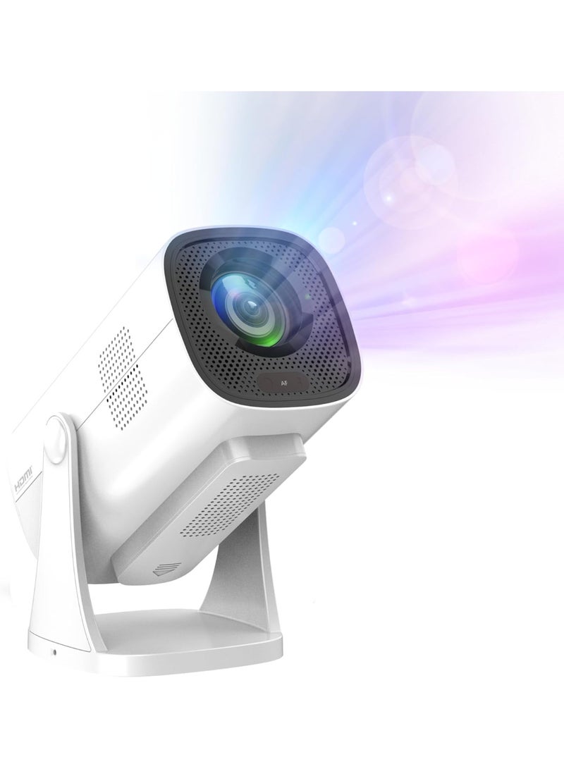 Philips, Neopix 250 Home Cinema Projector, Full HD 1920 x 1080p, 180 Degree Rotating, Google TV, Mirror Mode, Wi-Fi 6, 2x3 Watt Stereo Sound, White NPX250/INT white - Image 1
