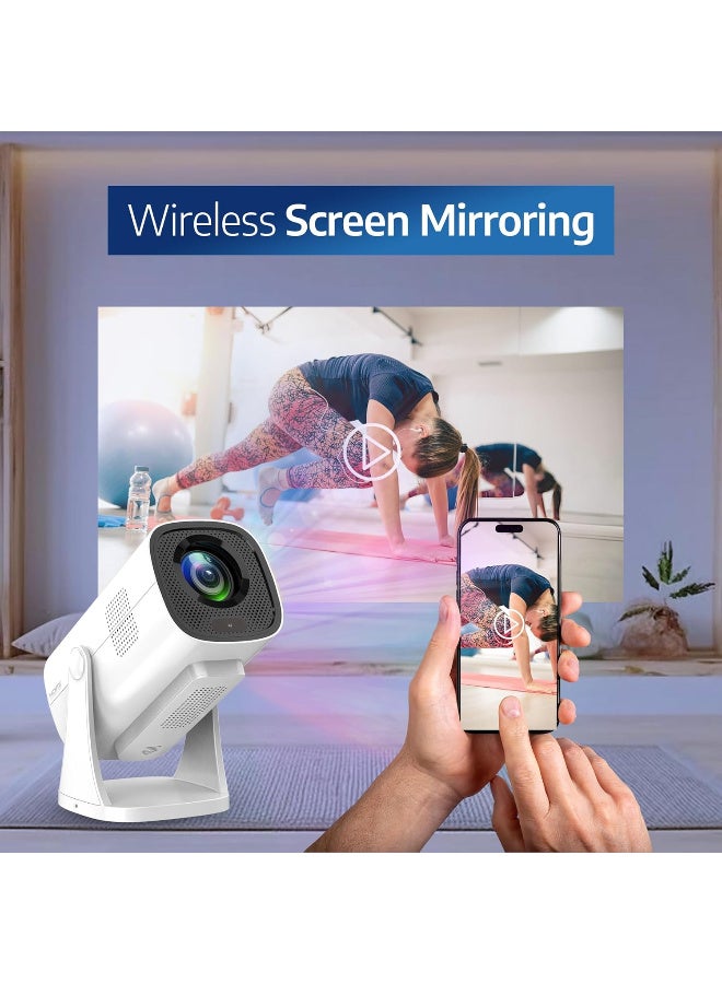 Philips, Neopix 250 Home Cinema Projector, Full HD 1920 x 1080p, 180 Degree Rotating, Google TV, Mirror Mode, Wi-Fi 6, 2x3 Watt Stereo Sound, White NPX250/INT white - Image 3