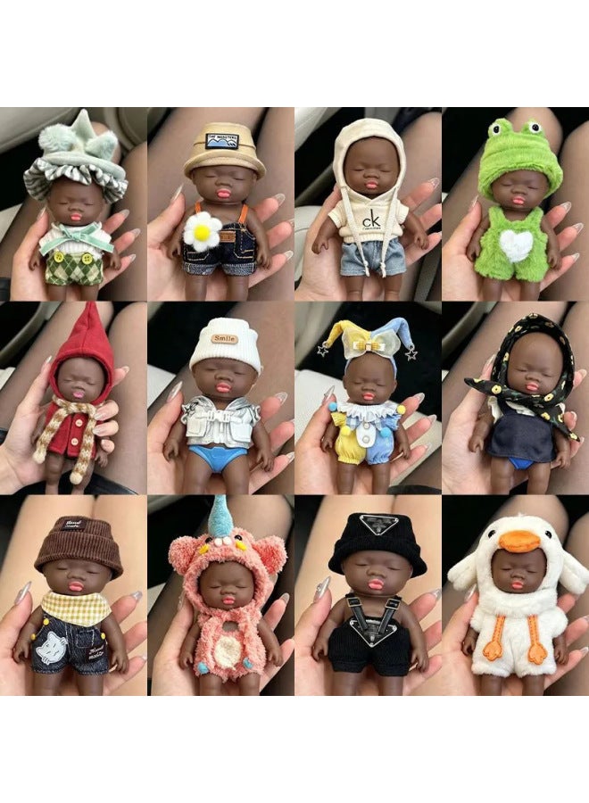 The 14cm Natasha doll, a popular internet sensation, is a stress-relieving toy and a great way to prank office workers and alleviate anxiety. It even comes with clothes! - Image 2