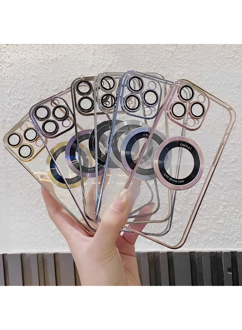 REOCLE Compatible with iPhone 13 Pro Case with Camera Lens Protector Soft Clear Back Cover Luxury for iPhone 13 Pro Phone Cases - Image 2