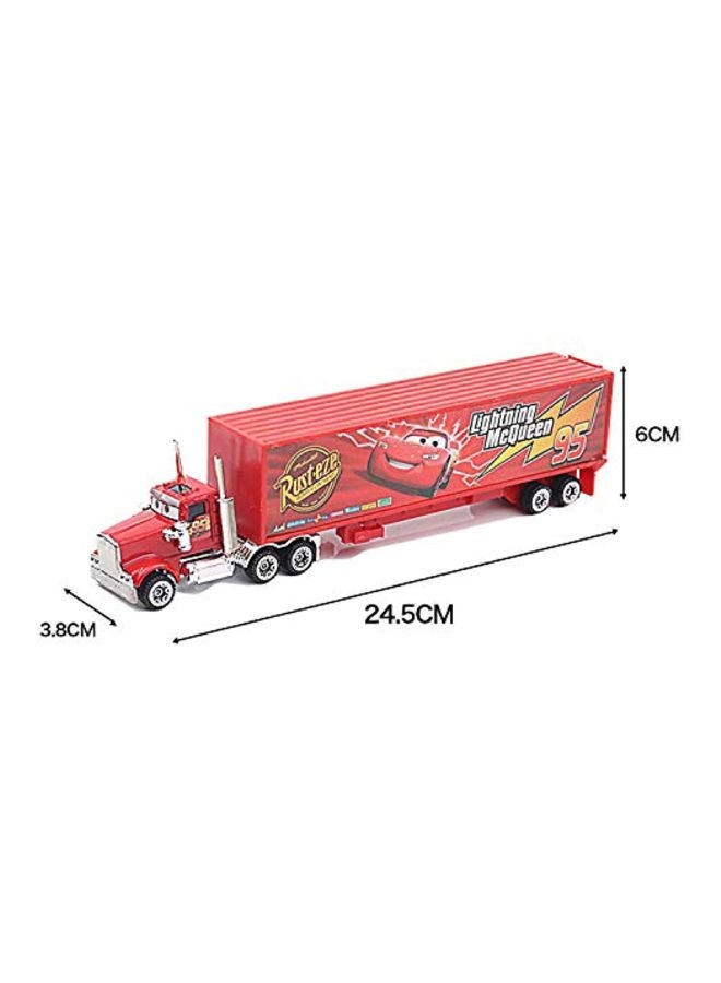 Rusteze Pixar Cars Lightning McQueen with Mack Truck Collectible - Image 3