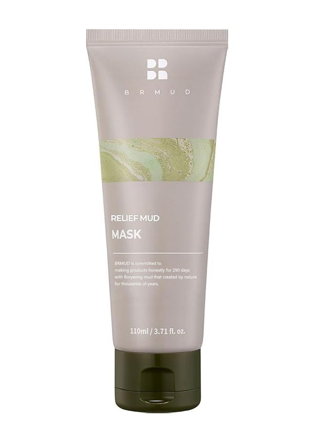 BRMUD - Relief Mud Mask 110ml, Deep Pore Moisturizing and Moisturizing Face Mask, Skin Care - Image 1