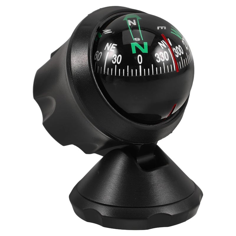 Universal Car Compass Ball Dashboard Mount Precision Navigation Tool for Vehicle Travel - Image 2
