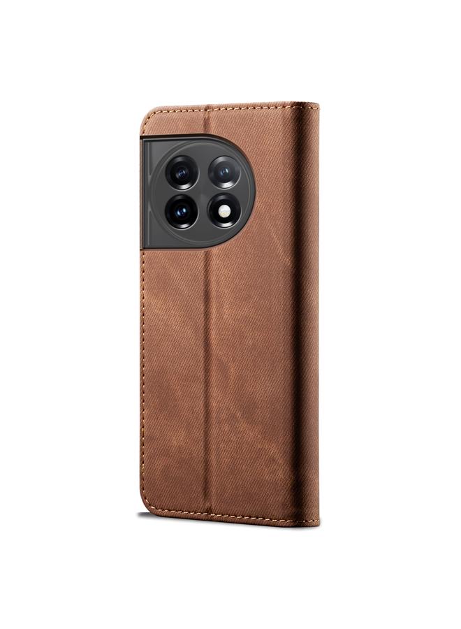 اس-توب جراب هاتف OnePlus 11R من الجلد المنفوخ بملمس الدنيم - Image 3