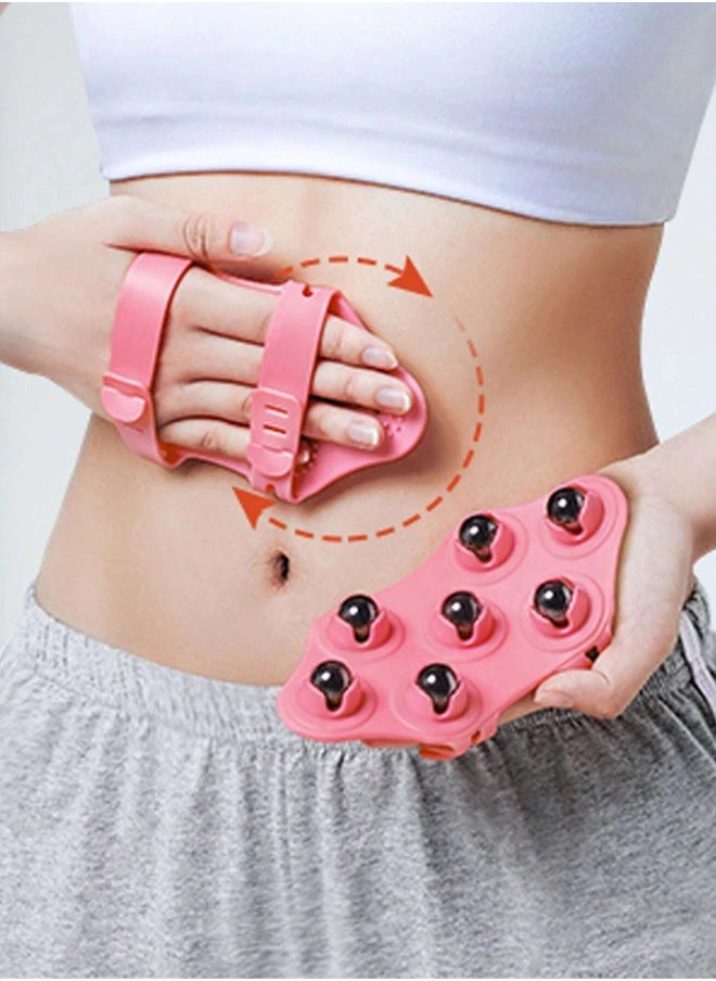 KHAJUL 6-Piece Massage Set - Magnetic Bead Body Massager, Eye Massage, Five-Claw Head Therapy Scratching Comb Artifact, Massage Roller and Scraping Board, Eye Massage Roller, Suitable for Relaxing the Body  - Image 2