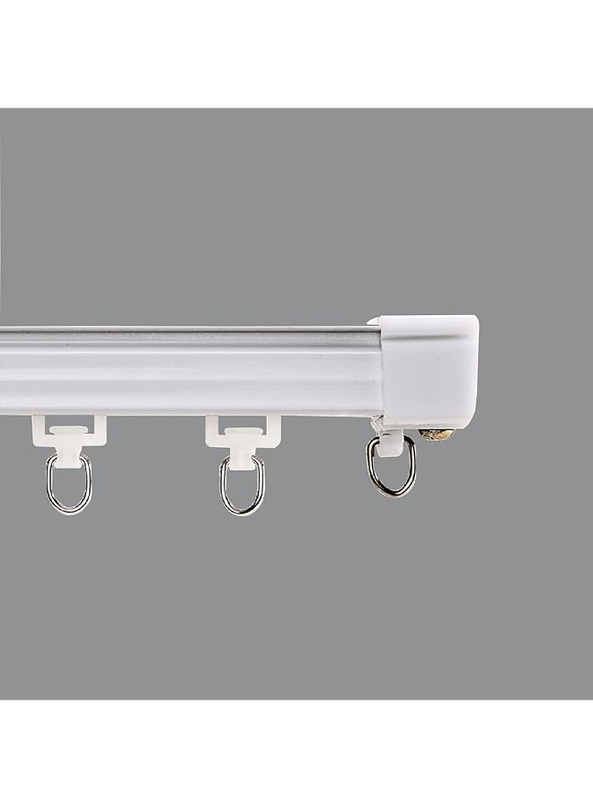 erorex Curtain Track Rollers Ripple Fold Curtain Wheeled Carriers Folded Drapery Runners 20Pcs 22X16 Mm 0.87× 0.63 Inches White  - Image 4