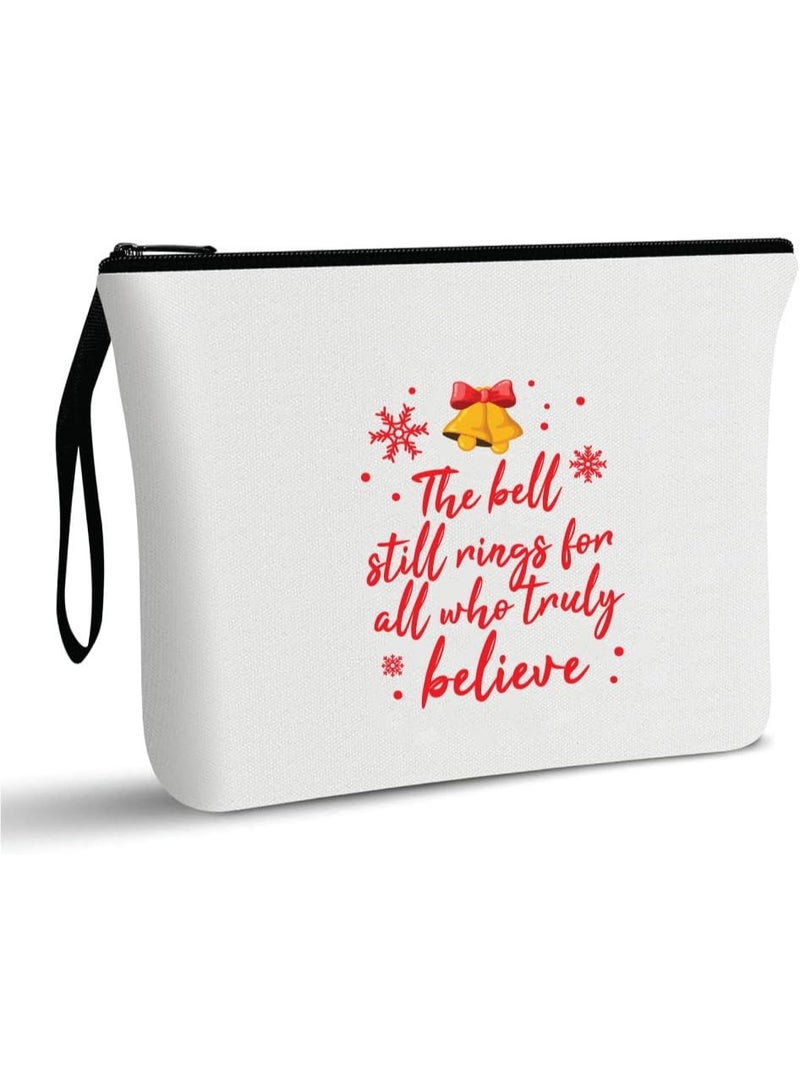 برينت شوب فور مي حقيبة مستحضرات تجميل لعيد الميلاد - حقيبة مكياج - جيب كامل بسحاب - هدية عيد الميلاد لعشاق المكياج - هدية لعيد الميلاد - Image 1