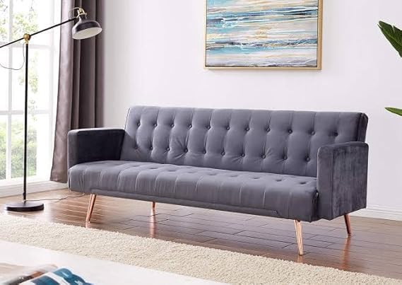 Aakash Dcor 16 Inch Rose Gold Metal Sofa LegsSet of 4 Durable Replacement Sofa Paya Modern Rustproof Sturdy Furniture Legs for Home Office Cone Shape Leg  - Image 4