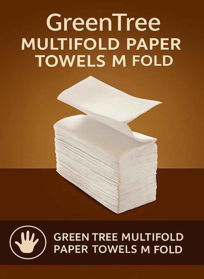 جرين تري مناشف ورقية متعددة الطيات من جرين تري، 125 ورقة/عبوة، مناديل ورقية، عبوة من 8 قطع - Image 5