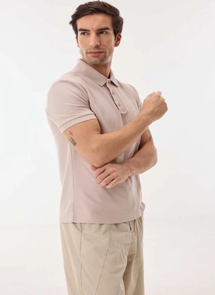 Ashita Fernandes  Emon Men’s Beige Cotton Blend Pants – Relaxed Fit, Full Length, Lightweight Smart Casual Trousers for Men | Best Price UAE