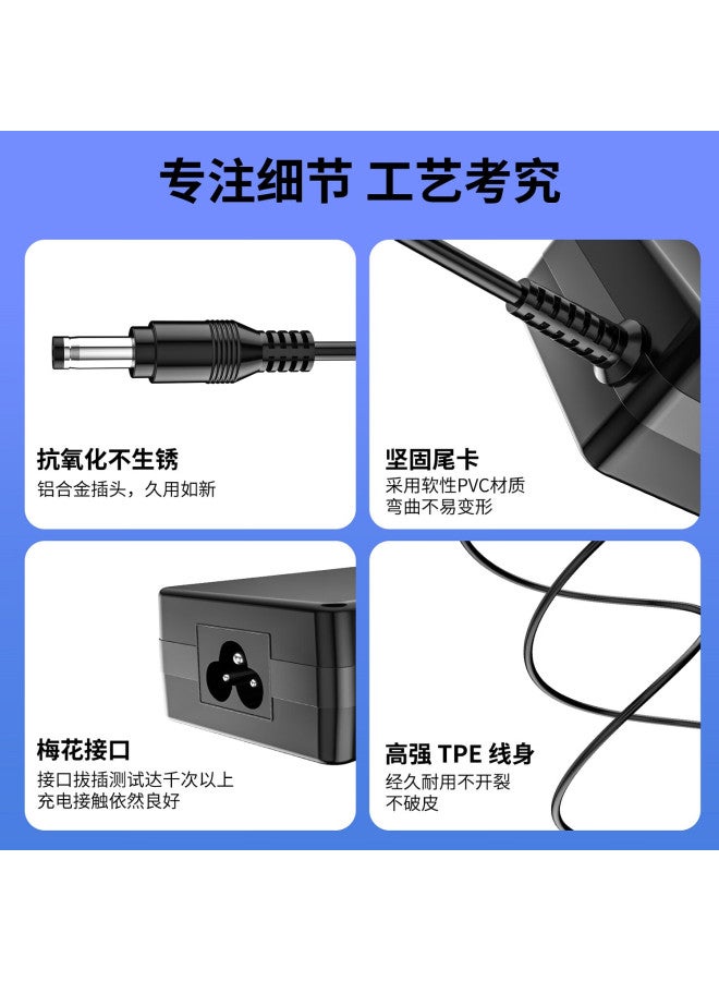 Delippo Power Adapter, 24v 3a 72w, Suitable For Monitors, Massage Chairs, Printers, Water Dispensers, Water Purifiers, Small Appliances, 24v 2.5a 2a Charger, Charging Cable - Image 2