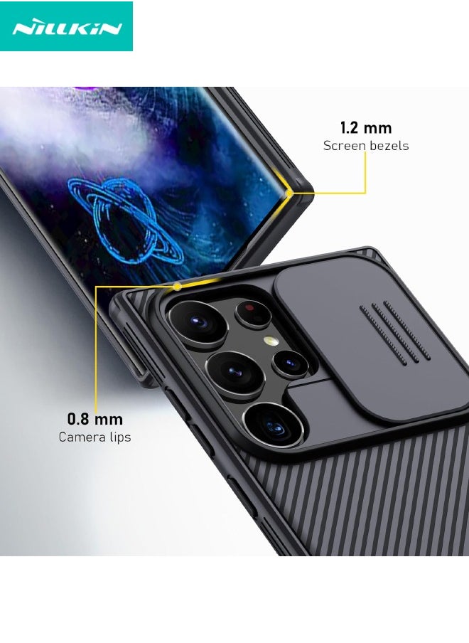 Nillkin Samsung Galaxy S24 Ultra Case, Slide Camera Case Design, 360° Full Body Coverage Shockproof Phone Cover, Anti-Fall Anti-Scratch Anti-fingerprint Protective Case for Samsung Galaxy S24 Ultra 5G, Black  - Image 3