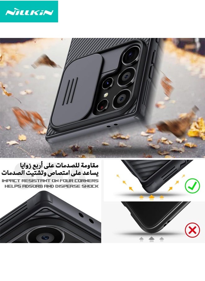 Nillkin Samsung Galaxy S24 Ultra Case, Slide Camera Case Design, 360° Full Body Coverage Shockproof Phone Cover, Anti-Fall Anti-Scratch Anti-fingerprint Protective Case for Samsung Galaxy S24 Ultra 5G, Black  - Image 5