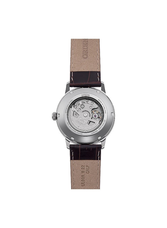 ORIENT Men ORIENT Contemporary Symphony III RA-AC0F17Y - Leather Male Mechanical 3 hands - Image 2