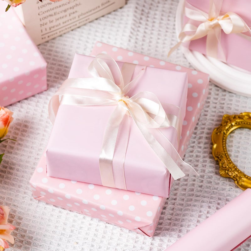 Garbendy Gift Wrapping Paper Roll-Solid Color Pearly-Lustre Paper,Perfect for Wedding, Valentine's Day,Birthday, Christmas,Baby Shower, Party - 17 Inch X 33 Feet - Image 5