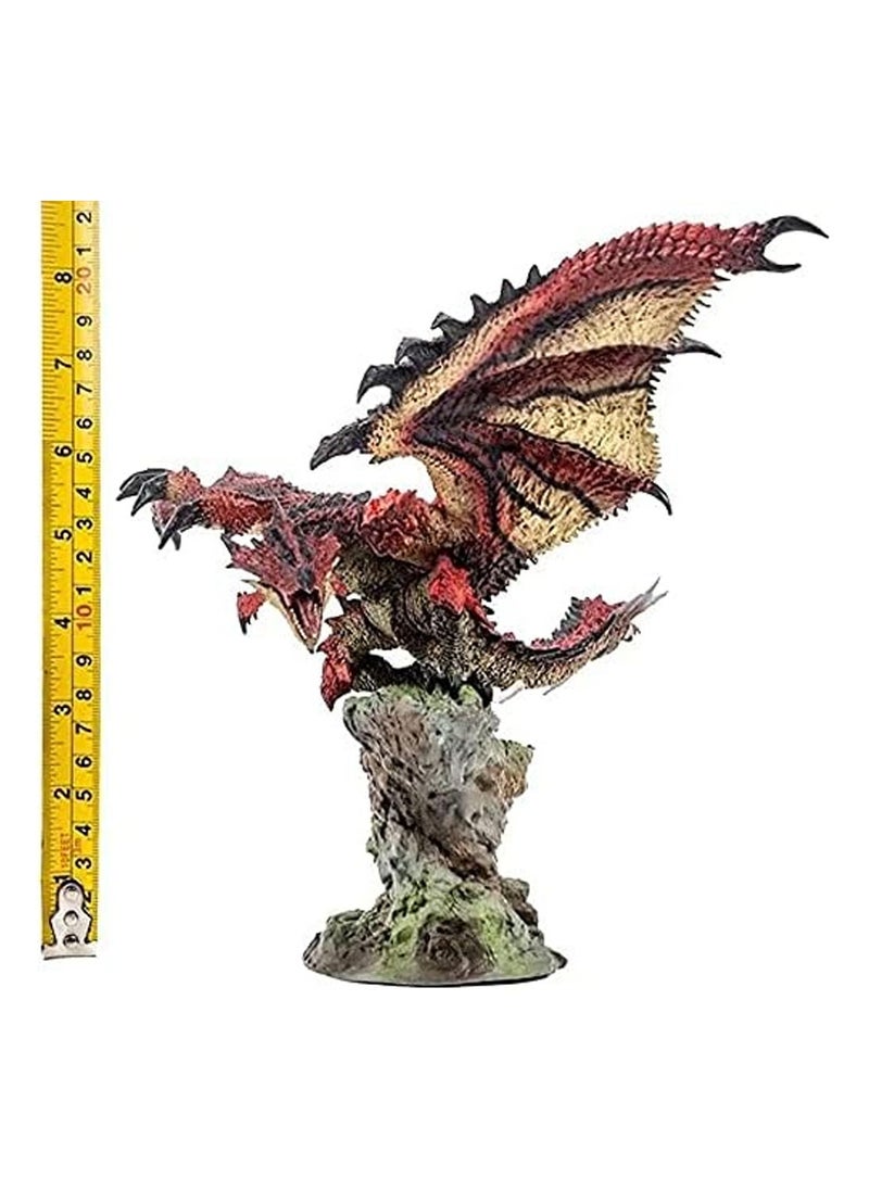 Monster Hunter Azure Rathalos Silver Fire Dragon Animal Model Statue Anime Fans Collectibles  - Image 4