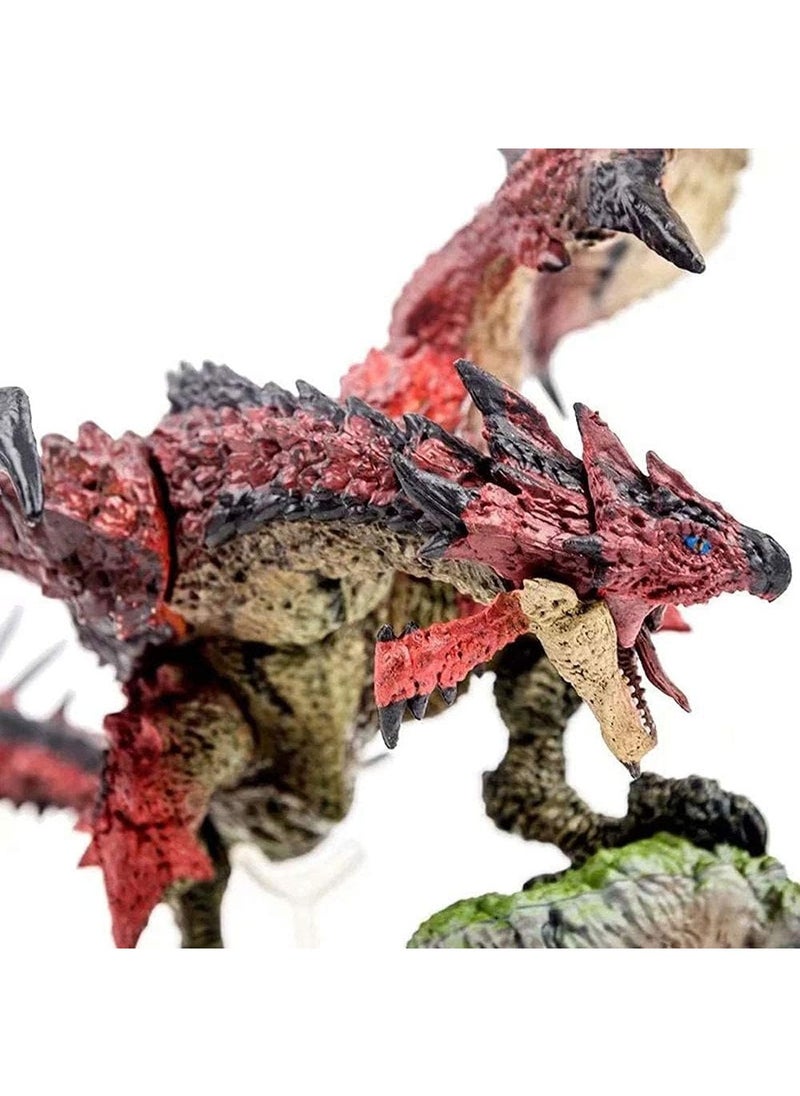 Monster Hunter Azure Rathalos Silver Fire Dragon Animal Model Statue Anime Fans Collectibles  - Image 2