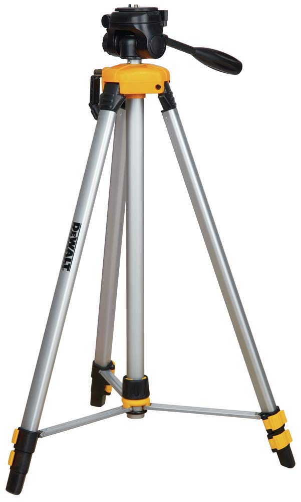 DEWALT Laser Level Tripod, ¼ x 20 Thread Mount, Collapsible Legs, Non-Skid Feet, Carrying Pouch Included (DW0881T) - Image 1
