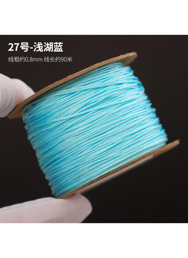 Jade Line 0.8mm Jewelry DIY Weaving Cord Light Lake Blue No.27/One
