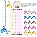 CiciBear 15 Pack Dolphin Sequin Necklace Party Favors with Mardi Gras Beads for Sea World Themed Party Favors Home Decorations FestivalsWedding Birthday Celebrations 5 Colors - Image 4