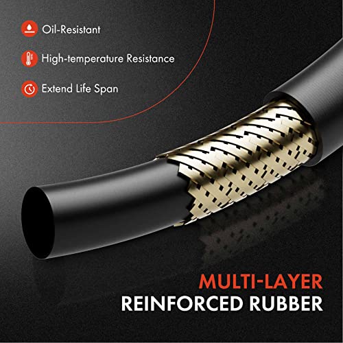 A-Premium Engine Oil Cooler Line Hose Assembly Compatible with Ford Crown Victoria Lincoln Town Car Mercury Grand Marquis 1996-2011 Marauder 2003-2004 4.6L - Image 5