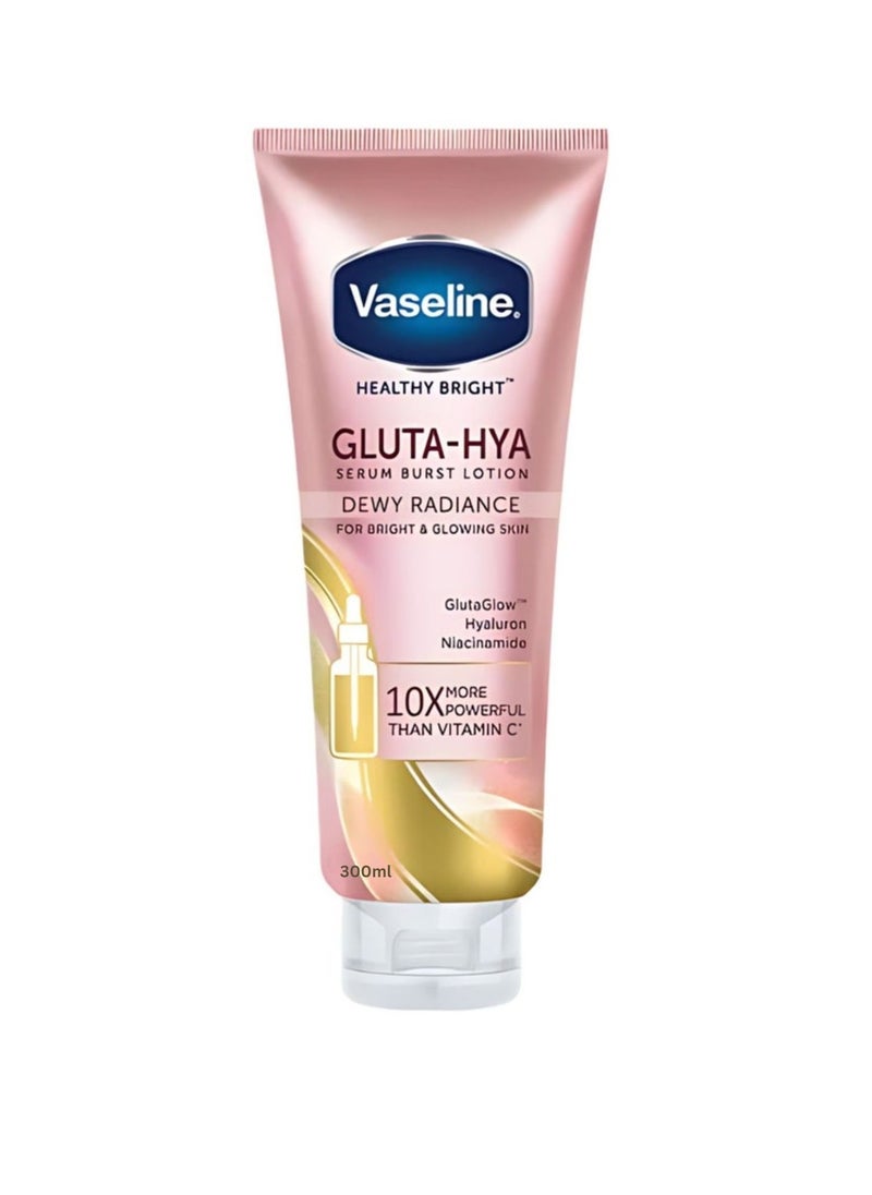 Vaseline Vaseline Gluta-Hya Dewy Radiance, 300ml, Serum-In-Lotion, Boosted With Gluta Glow, for Visibly Brighter Skin  - Image 1