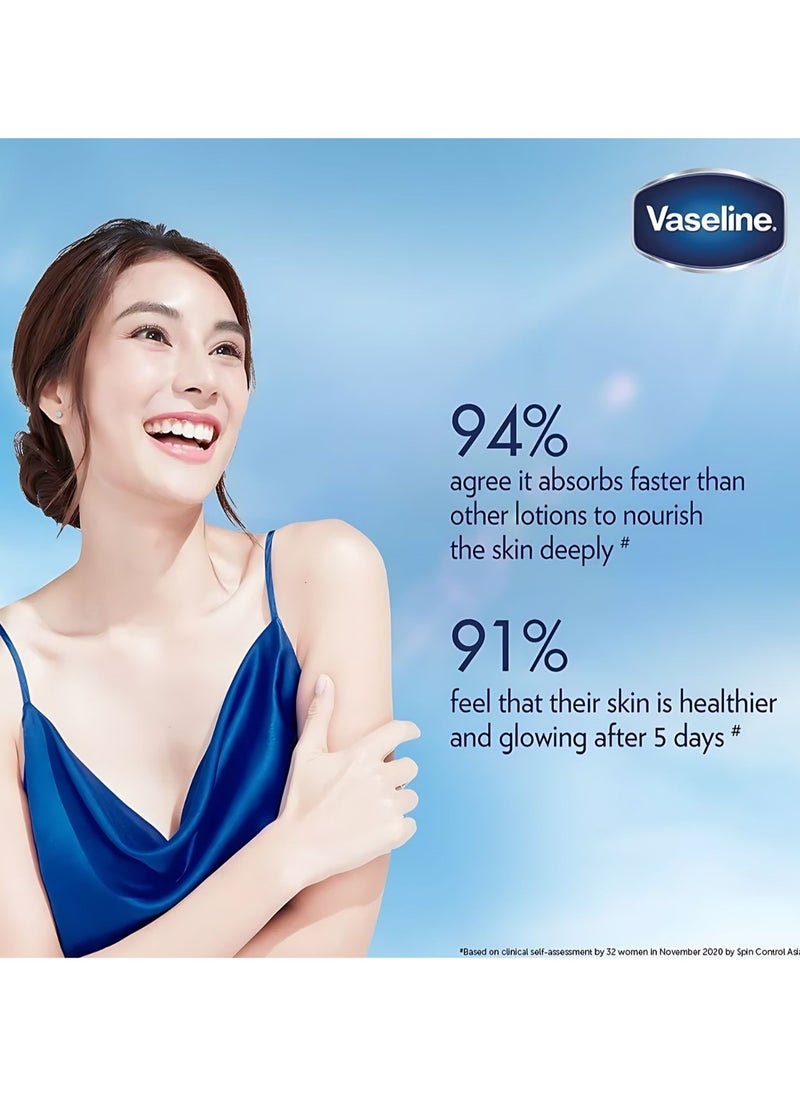Vaseline Vaseline Gluta-Hya Dewy Radiance, 300ml, Serum-In-Lotion, Boosted With Gluta Glow, for Visibly Brighter Skin  - Image 5