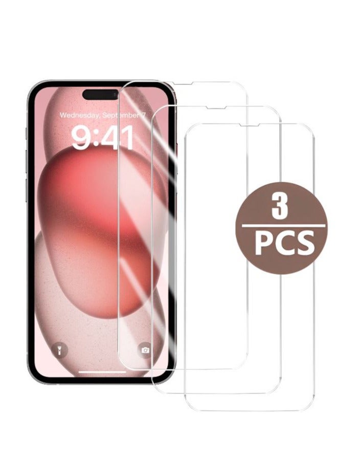 3 Pcs Transparent Anti-scratch Tempered Glass Screen Protector for Iphone 16 pro - Image 2