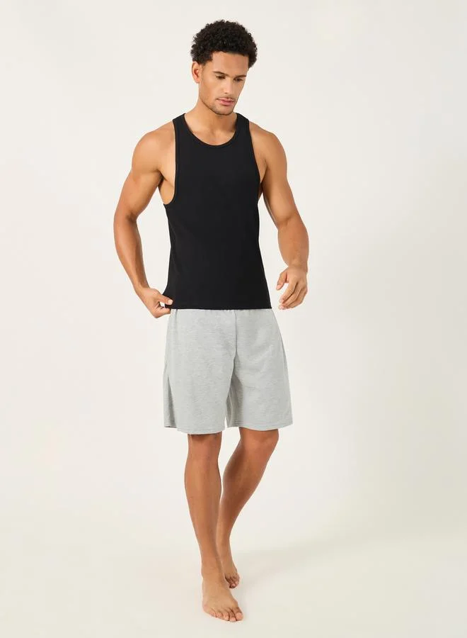 Styli Pack of 2 - Racerback Cotton Stretch Scoop Neck Vest