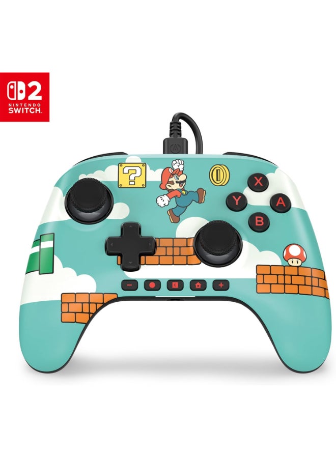 PowerA Advantage Wired Controller for NSW2- Mario Time - Image 1