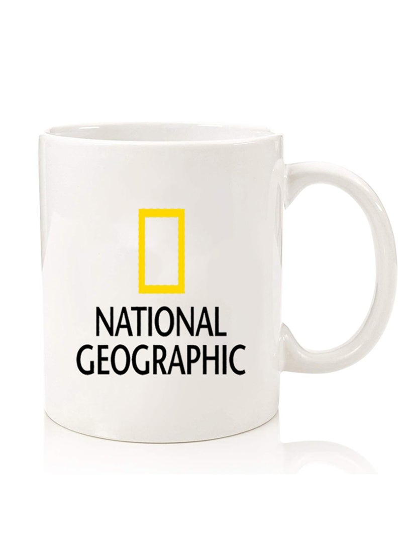 Theodor Premium Quality Two Sided Printed Coffee Mug Tea Cup For Home Office, Kids Men Women National Geography  - Image 1