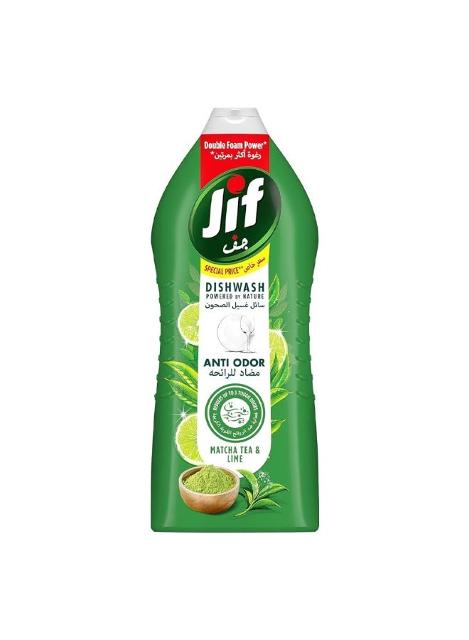 JIF Anti Odor Dishwashing Liquid Lime & Matcha Tea, 1275 ml