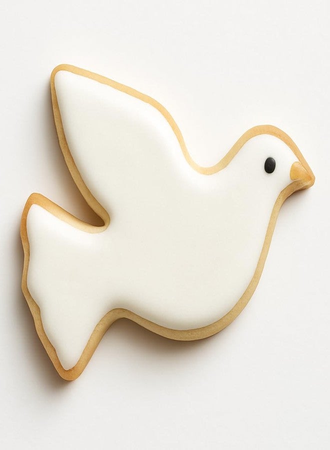 Bundle of Fun Peace Dove Cookie Cutter with Easy Push Design (4.5 inches) - Image 5