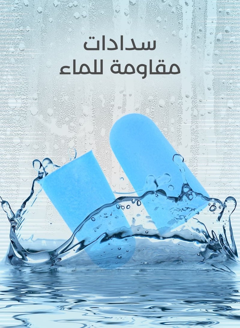 Generic Ten Pairs of Noise-Canceling Earplugs for Sleeping, Ultra-Soft, Reusable Swimming Earplugs, Noise-Blocking and Travel Earplugs, Soundproof Earplugs, Swimming Earplugs, Earplugs, Earplugs for Children, Swimming Earplugs for Children.  - Image 1