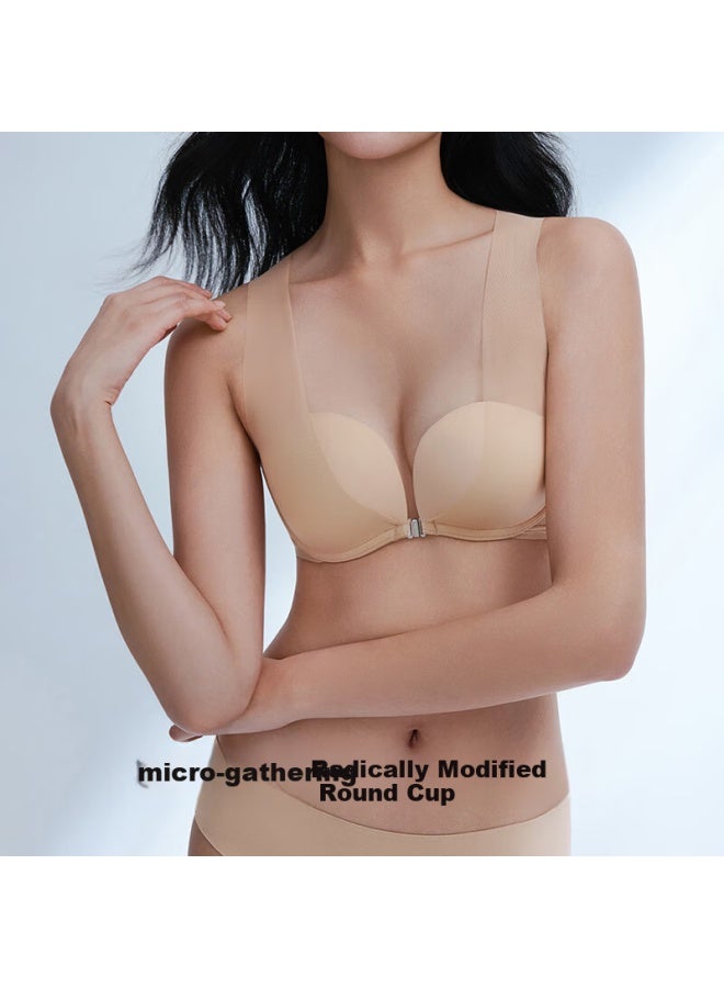 Youkeshu Invisible Foundation Liquid Bra Seamless Concealer Back Beauty Front Buckle Push-up Breathable Mesh Vest Bra New Arrival - Image 3