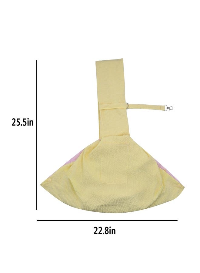 Amamcy Pet Sling Carrier Bag for Cat Puppy Crossbody Carrier with Pocket and Harness Lightweight Small Cat Dog Crossbody Carriers - Image 3