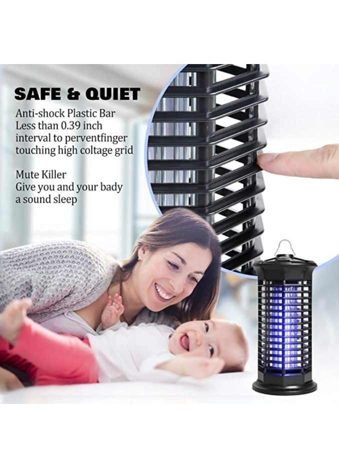 Gonice Electric Mosquito Killer, Powerful Insect Killer, Mosquito Zappers, Mosquito Trap with Electronic UV Lamp for Home, Bedroom, Kitchen, Office