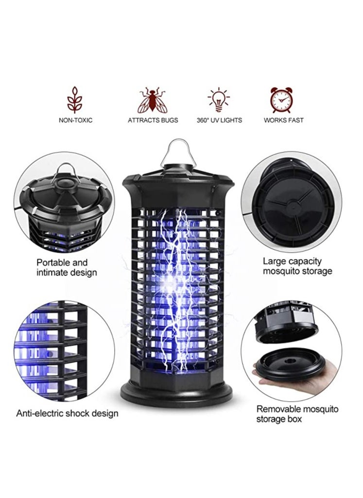 Gonice Electric Mosquito Killer, Powerful Insect Killer, Mosquito Zappers, Mosquito Trap with Electronic UV Lamp for Home, Bedroom, Kitchen, Office
