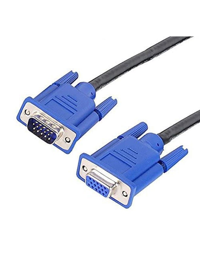 axGear كابل تمديد VGA ذكر إلى أنثى فيديو LED شاشة سلك M-F 10 قدم 3 متر 10 قدم - Image 2