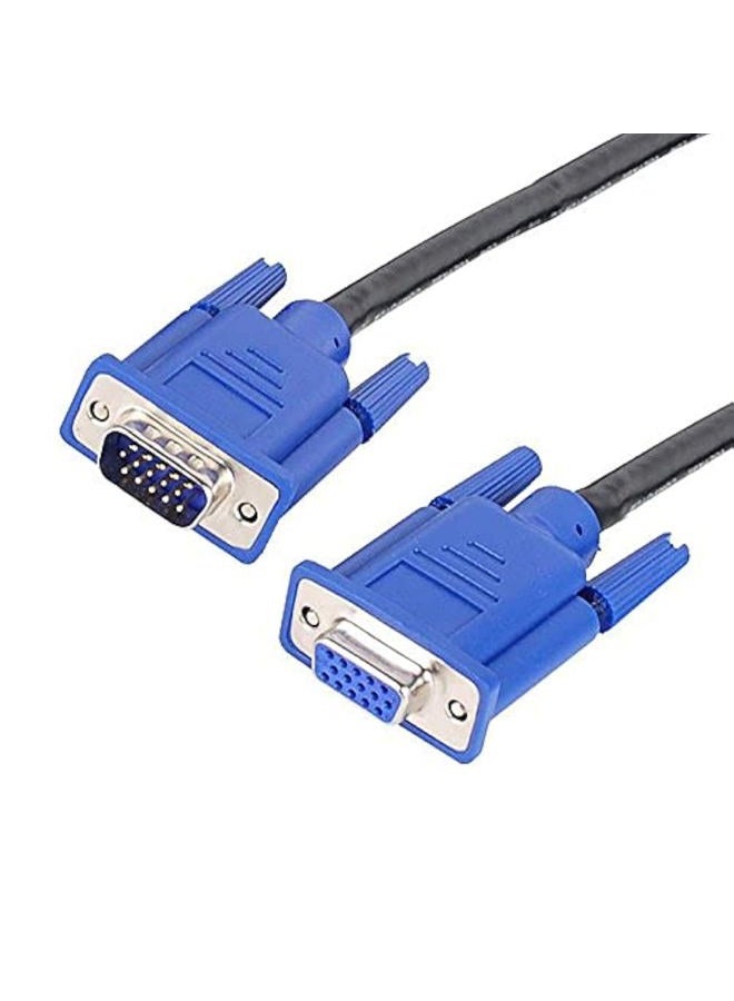 axGear كابل تمديد VGA ذكر إلى أنثى فيديو LED شاشة سلك M-F 10 قدم 3 متر 10 قدم - Image 1