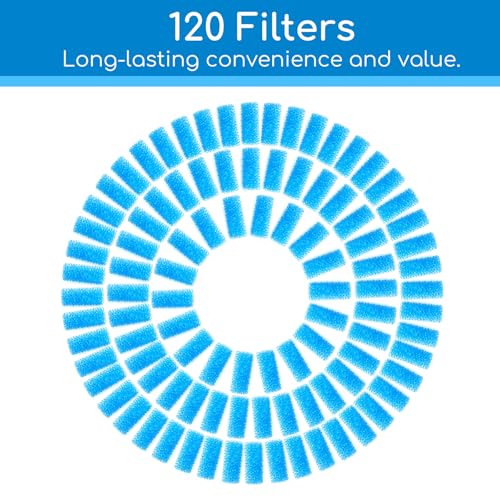 CHUBBIEE 120-Pack of Premium Baby Nasal Aspirator Hygiene Filters, Replacement for NoseFrida Nasal Aspirator Filter, BPA, Phthalate & Latex Free - Image 3