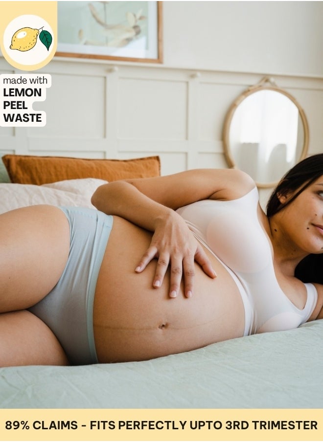 Intimate Queen Lemon Bae Maternity Briefs – Ultra Soft, Seamless  Comfort for Pregnancy & Sensitive Skin  - Image 5